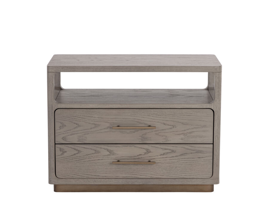 Redwood Grey Nightstand