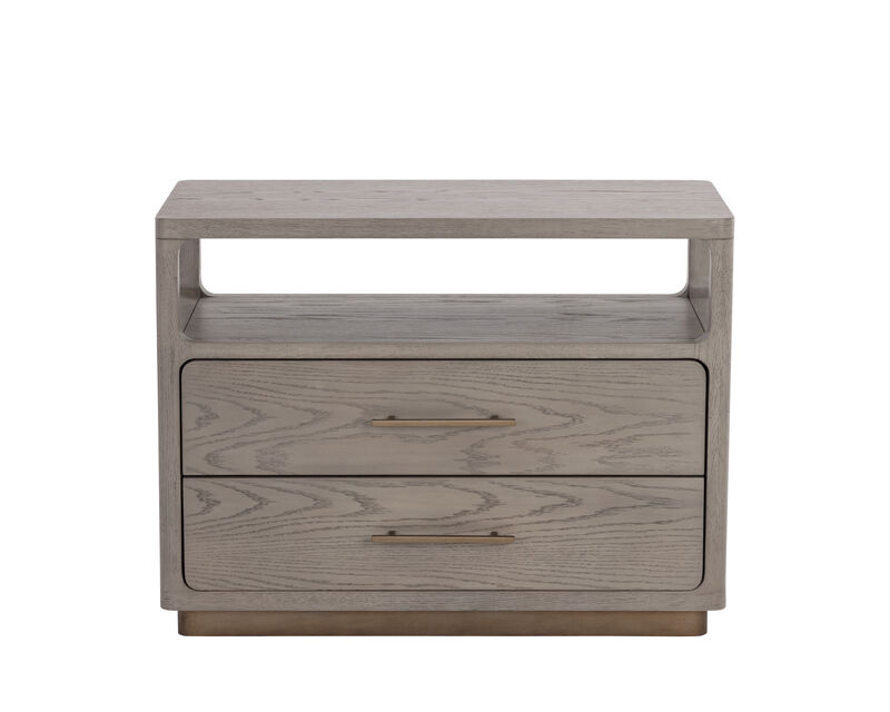 Redwood Grey Nightstand image number 0