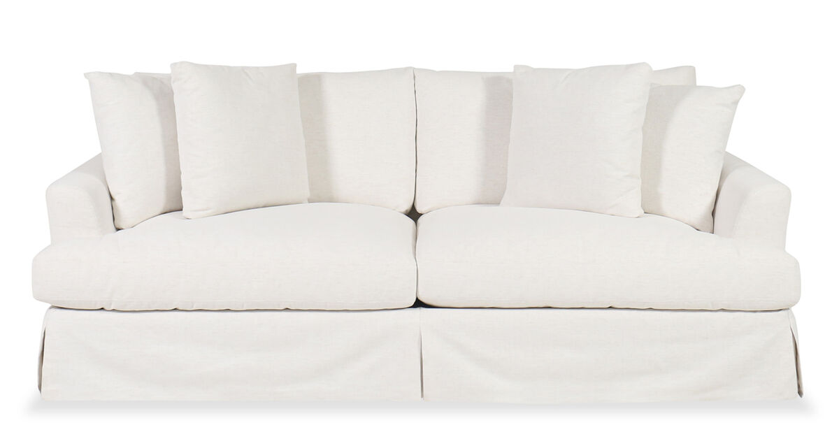 Ellis Slipcovered 93" Sofa