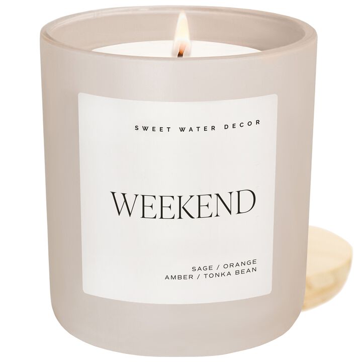 Sweet Water Decor Weekend 15 oz Soy Candle
