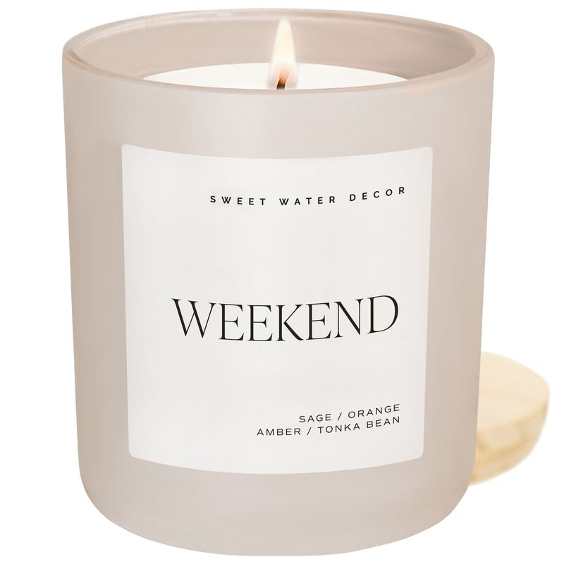 Sweet Water Decor Weekend 15 oz Soy Candle image number 0