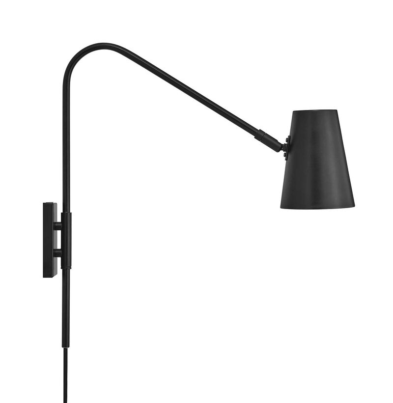 Modway EEI-6532-BLK Faye Metal Wall Sconce, Black image number 2