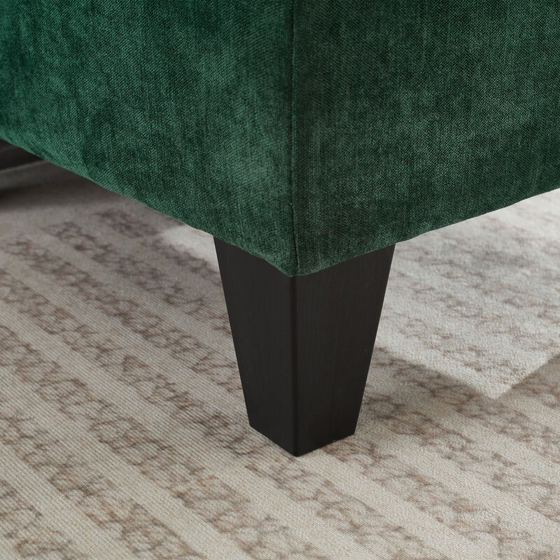 Merax Modern Sectional Sofa 115" U-shaped Sofa Upholstered Sofa Couch with Two Movable Ottomans image number 3