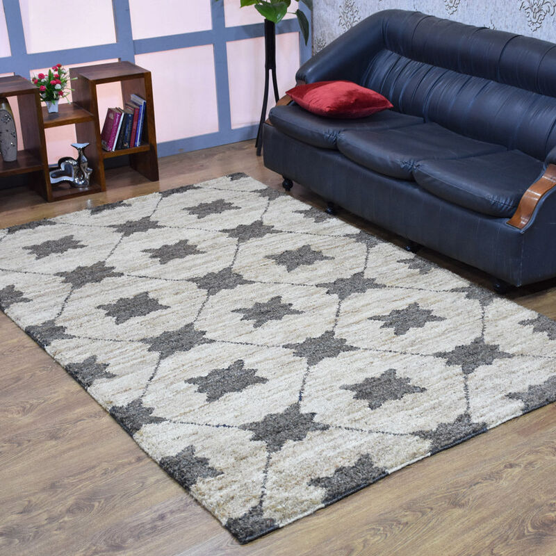 HAND KNOTTED JUTE ECO-FRIENDLY Contemporary AREA RUGS  - Rectangle Contemporary, High Pile, Natural Fiber, Outdoor Indoor Handmade Area Rugs for Living Room (J00070) image number 1
