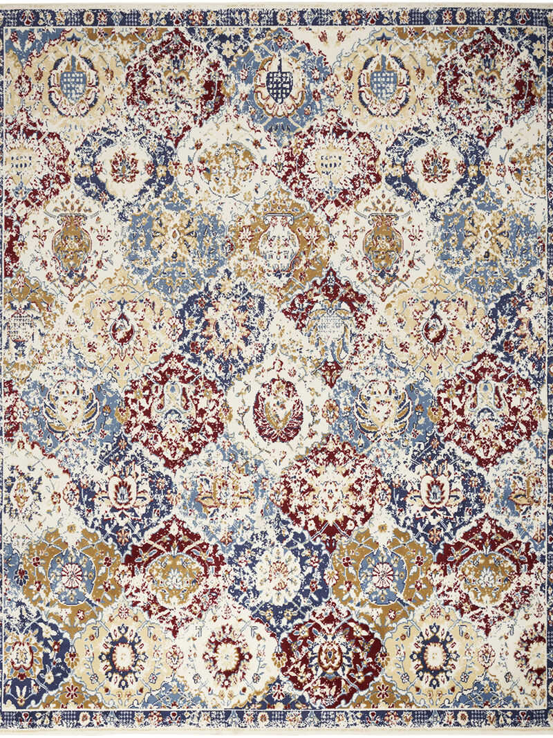 Grafix GRF31 Turquoise/Multicolor 7' x 10' Rug image number 0