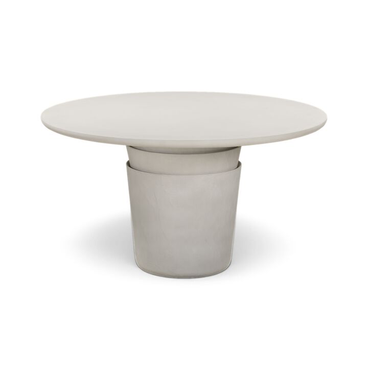 Margot Red Terracotta Round 54" Indoor/Outdoor Dining Table