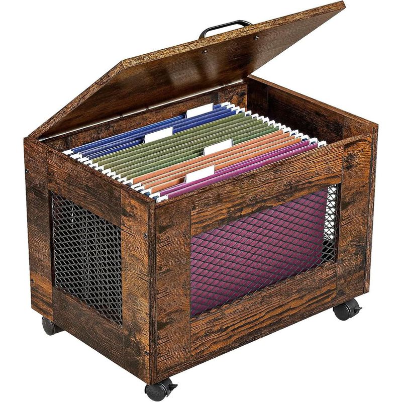 ShipItFurniture Rolling File Cabinet with Hanging Folders for Mobile Office image number 0