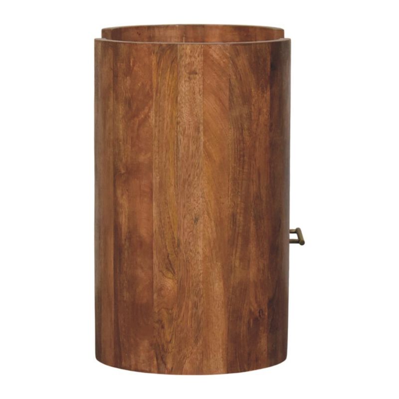 Artisan Furniture Solid Wood Valencia Sculpted Bedside, Brown image number 7