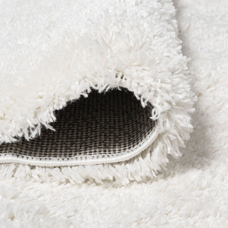Groovy Solid Shag Area Rug image number 4