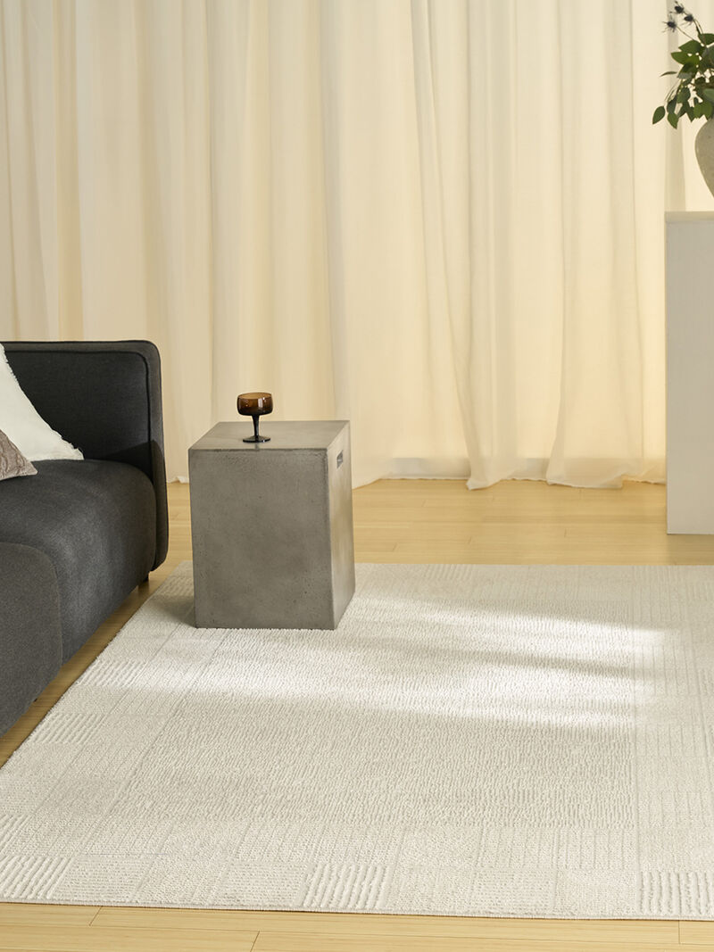 Nordic NRC07 Ivory 5' x 7' Rug image number 7