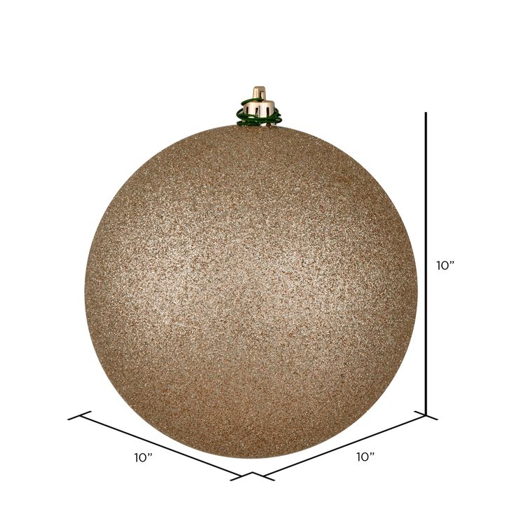 Oat Glitter Ball Drilled