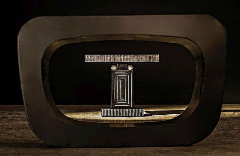 Ponte Console, Black Steel