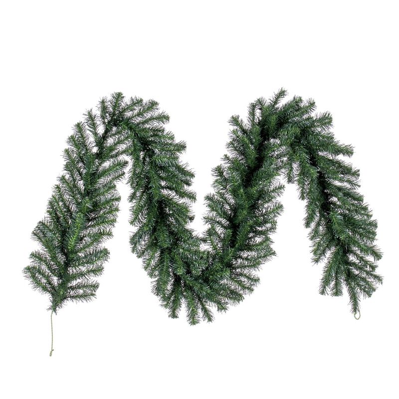 Vickerman 9' Douglas Fir Artificial Christmas Garland - Unlit - Faux Fir Christmas Garland - Indoor or Outdoor Garland - Reliable and Durable - Festive Holiday Garland image number 0