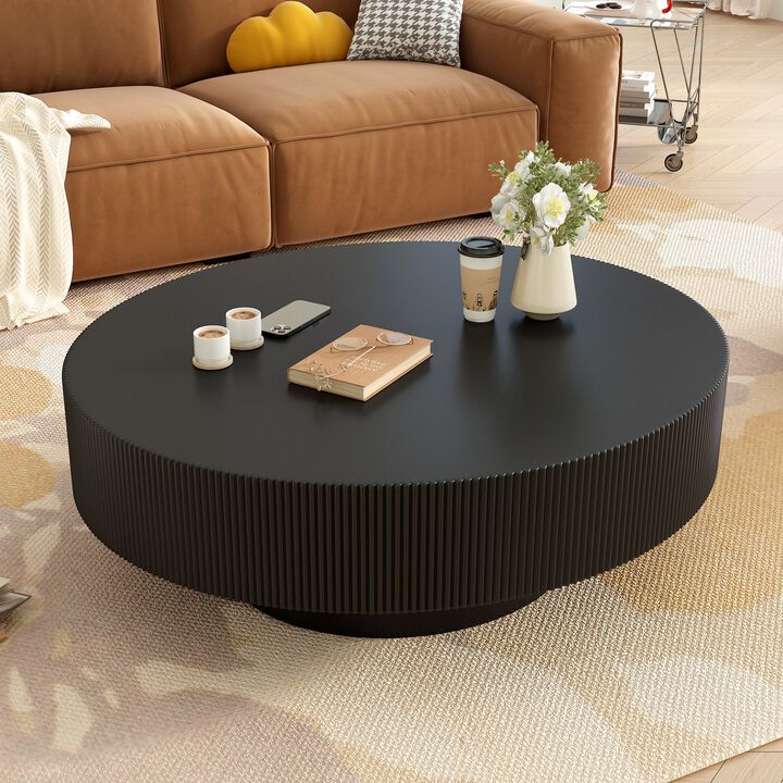 Merax Elegant Easy Assembly Round Coffee Table