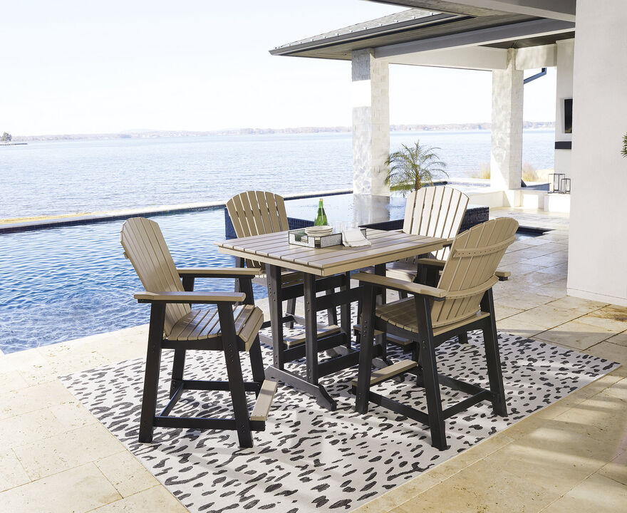 Fairen Trail 5-Piece Outdoor Counter Dining Set
