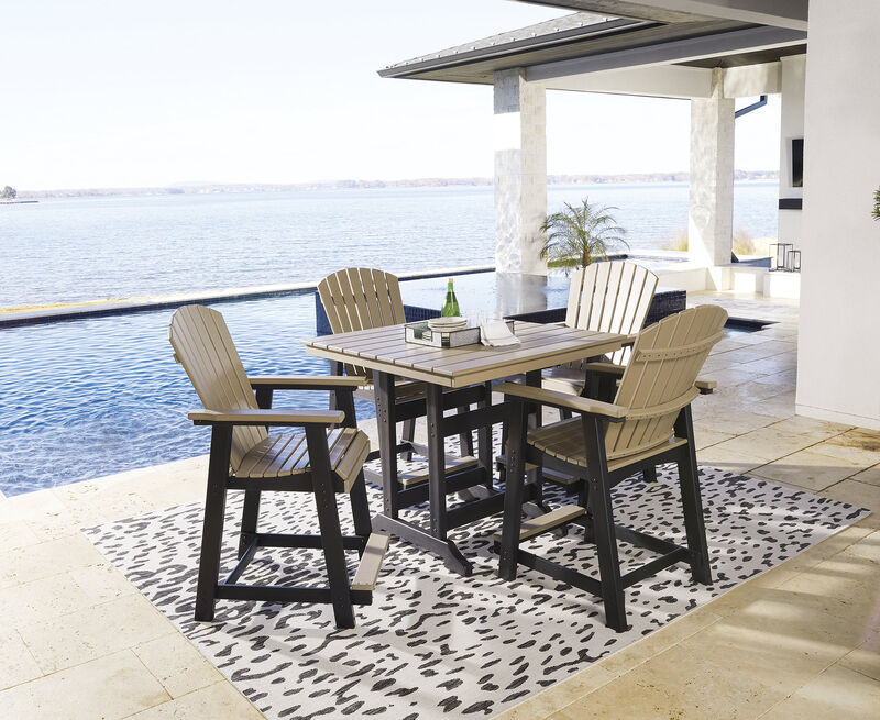 Fairen Trail 5-Piece Outdoor Counter Dining Set