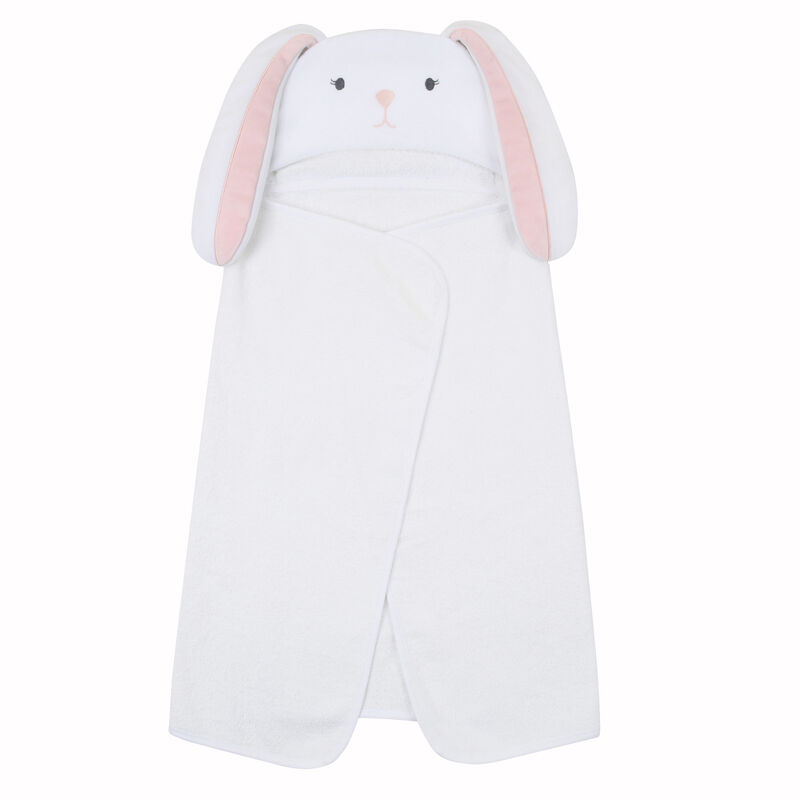 Lambs & Ivy Baby/Infant Luxury Cotton Terry Bunny Hooded Bath Towel