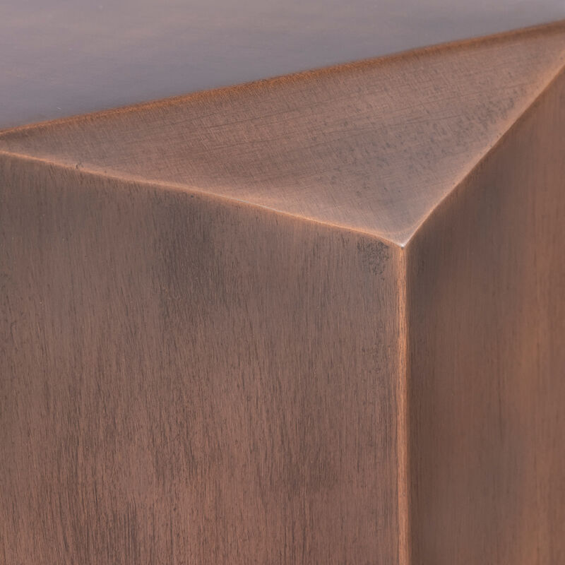 Marovenne Gold Hexagon End Table image number 3