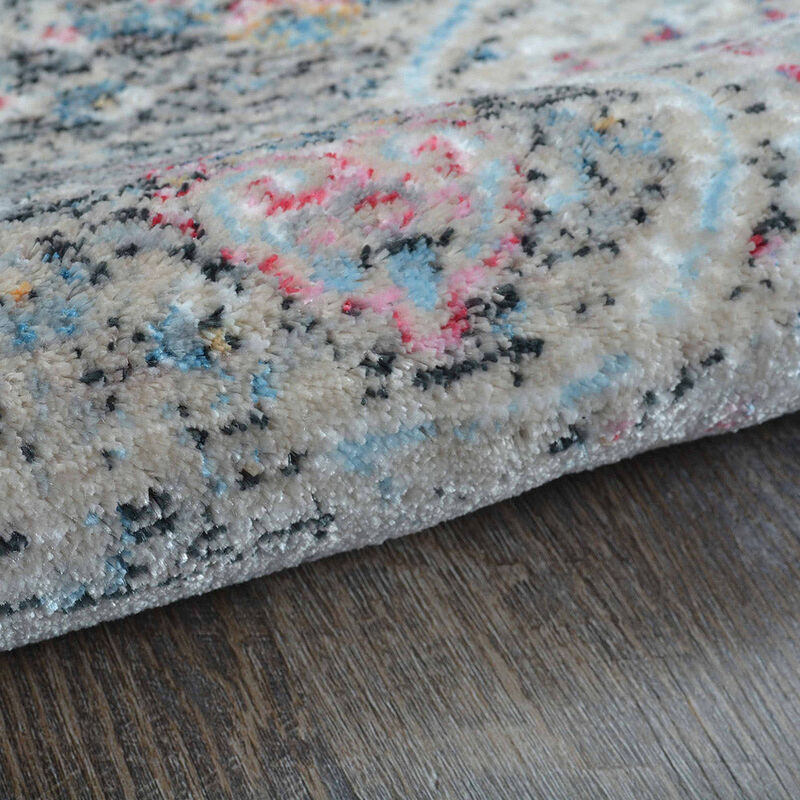 RUGSOTIC CARPETS MACHINE MADE POLYESTER AREA RUGS  - Rectangle Shape, Classic Oriental Traditional  Design, Low Pile Machine Made Area Rugs (M00103) image number 7