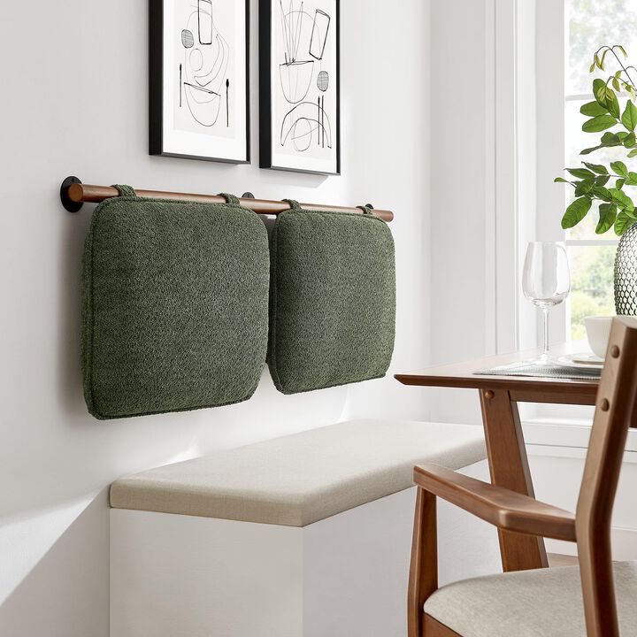 Anela Wall-Mounted Chenille Upholstered Queen Headboard