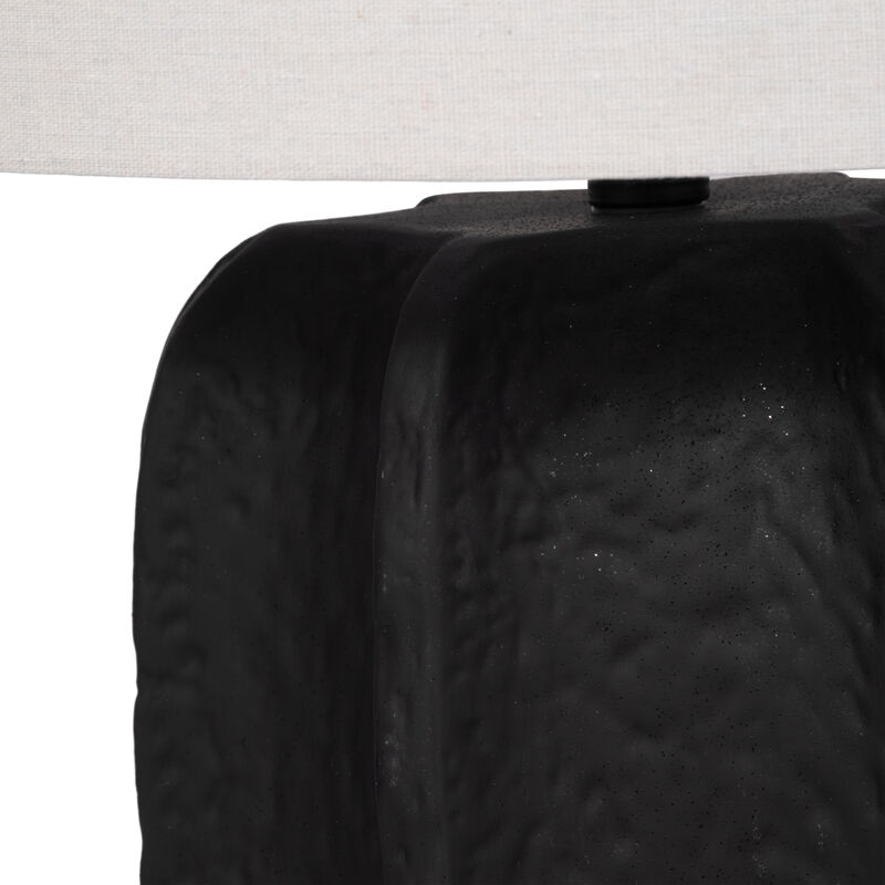 24" Textured Jagged Table Lamp image number 3