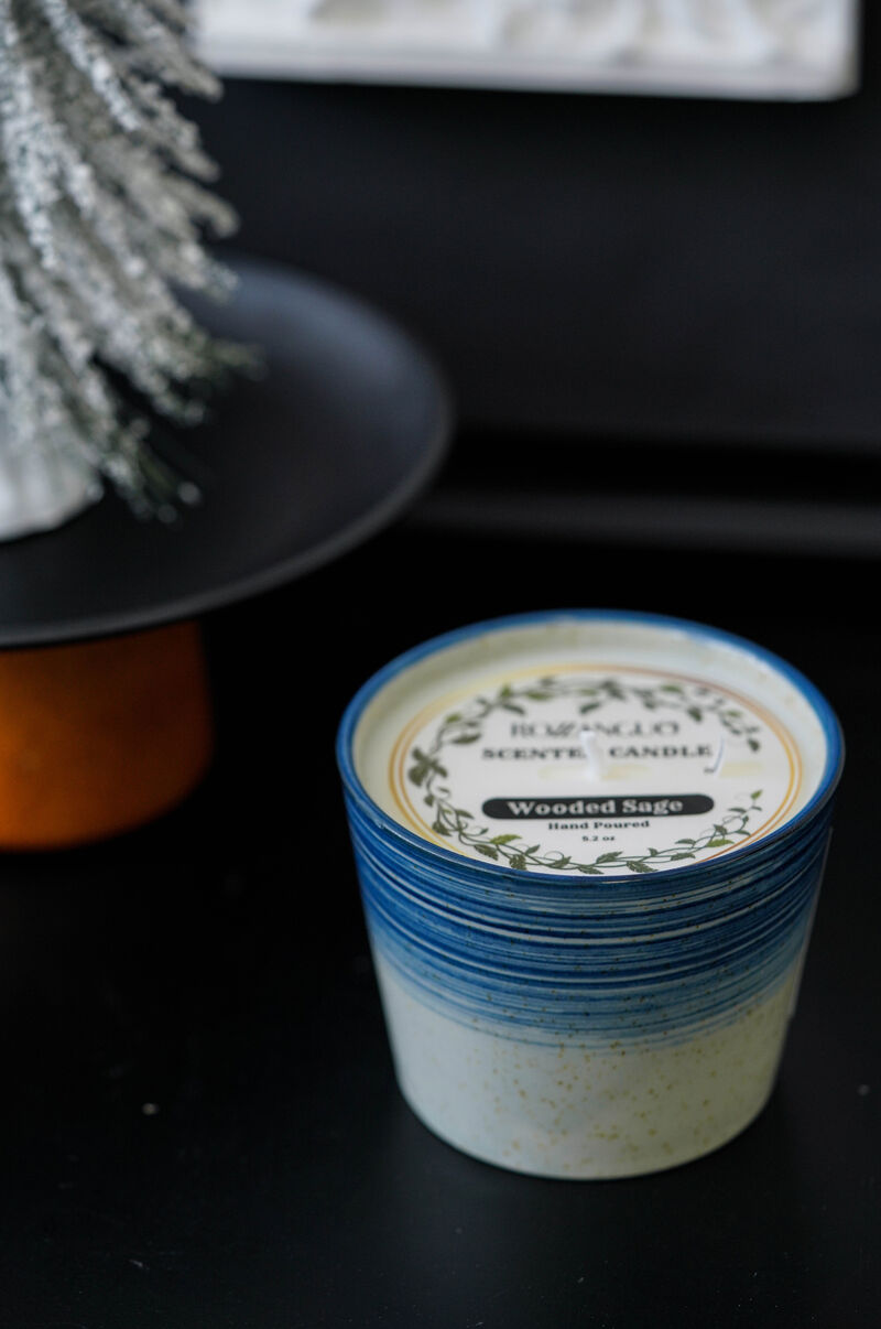 Soy and Coconut Wax Blend Single Wick Jar Candle