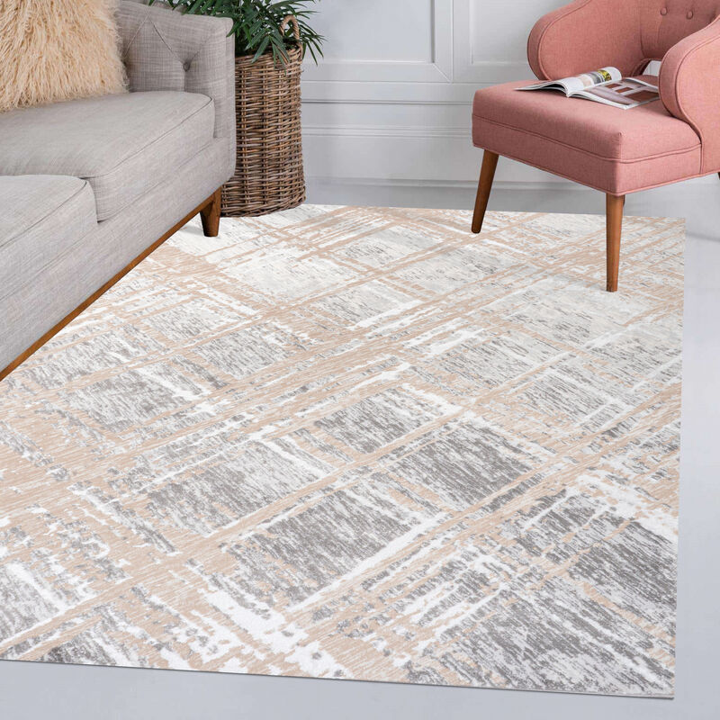 Slant Modern Abstract Area Rug