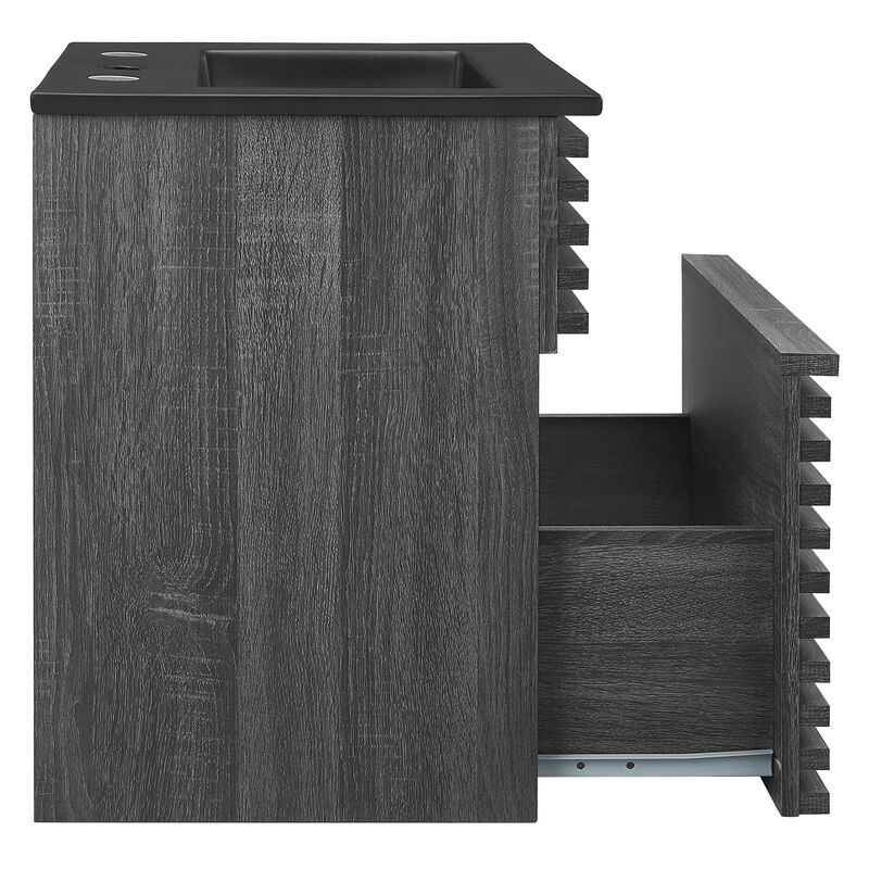 Render 18" Wall-Mount Bathroom Vanity image number 1