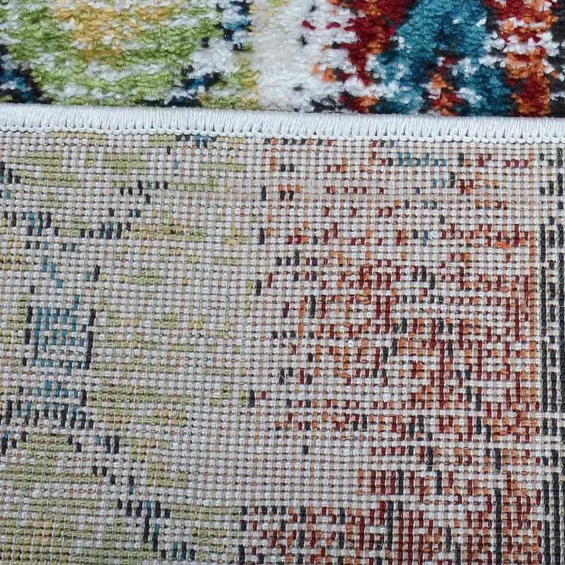 RUGSOTIC CARPETS MACHINE MADE HEATSET POLYPROPYLENE AREA RUGS  - Runner Shape, Contemporary Modern Design, Midium Pile Machine Made Area Rugs (M00057) image number 6
