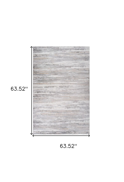 HomeRoots Abstract Worn Faded Area Rug