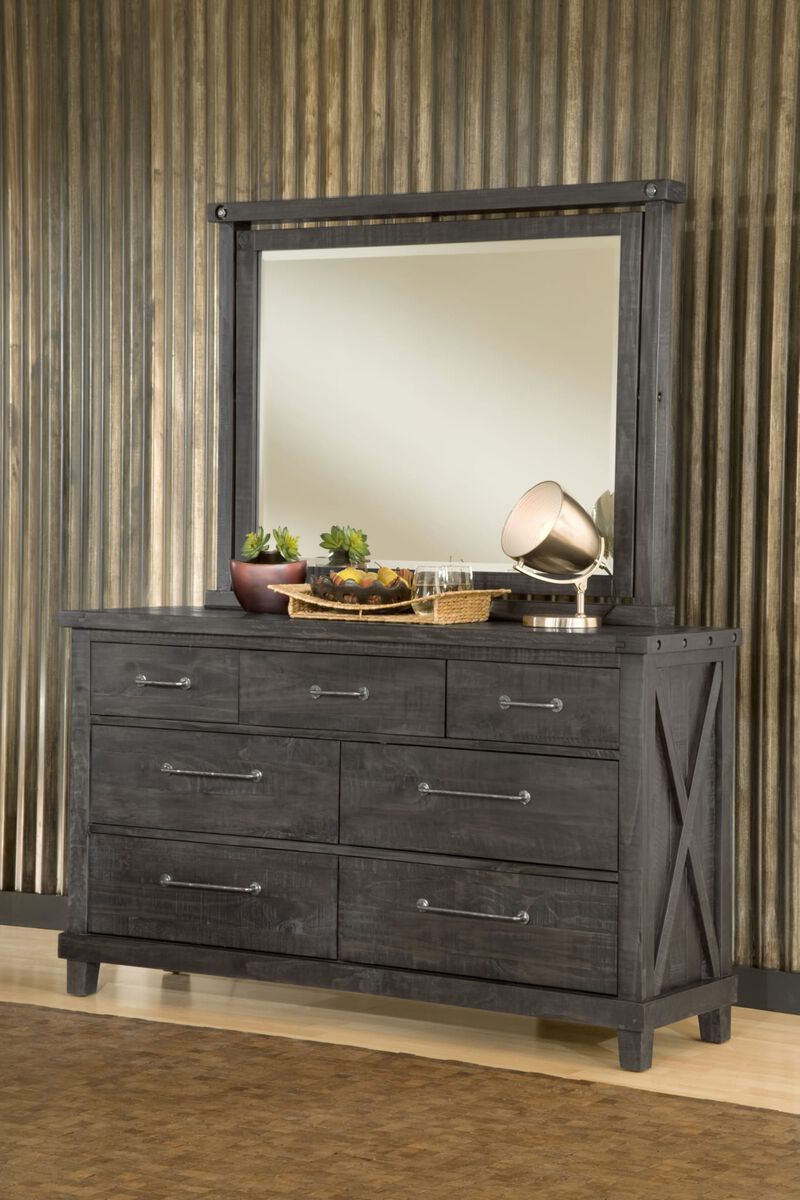 Yosemite Solid Wood Mirror in Cafe image number 3