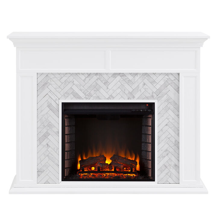 Jones Tiled  Fireplace