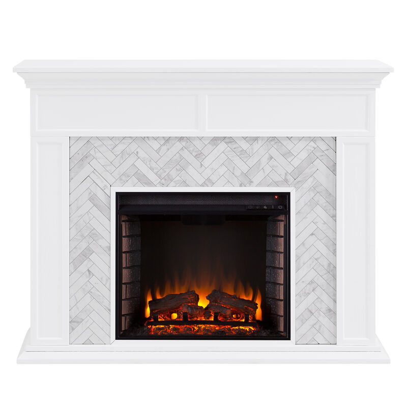Jones Tiled  Fireplace