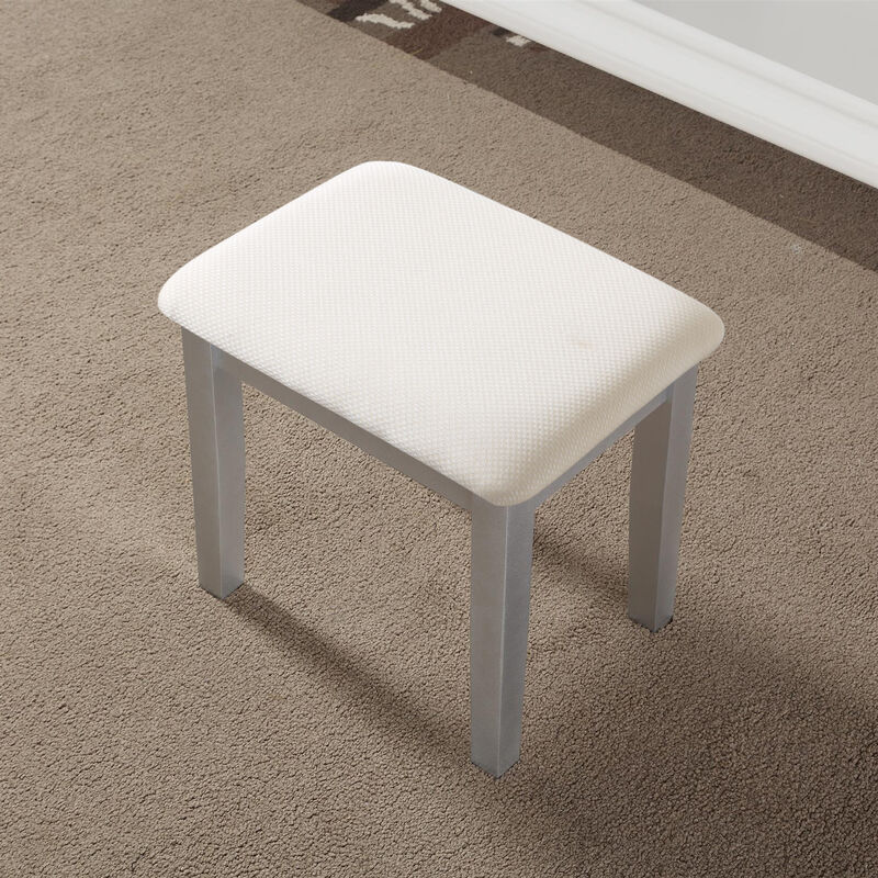 Kippef Makeup Vanity Table and Stool Set image number 5