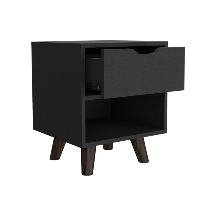 Streamdale Nightstand Carleen, Bedroom, Black