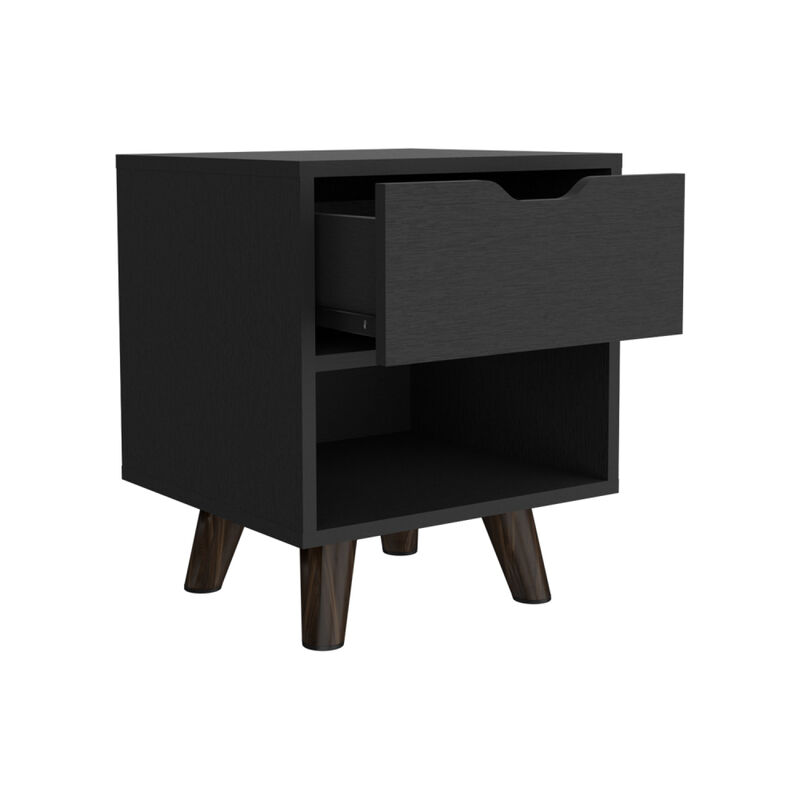 Streamdale Nightstand Carleen, Bedroom, Black image number 0