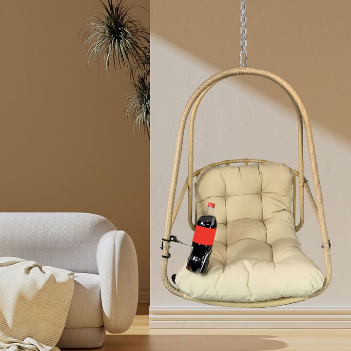 Wicker Rattan Swing Egg Chair without Stand