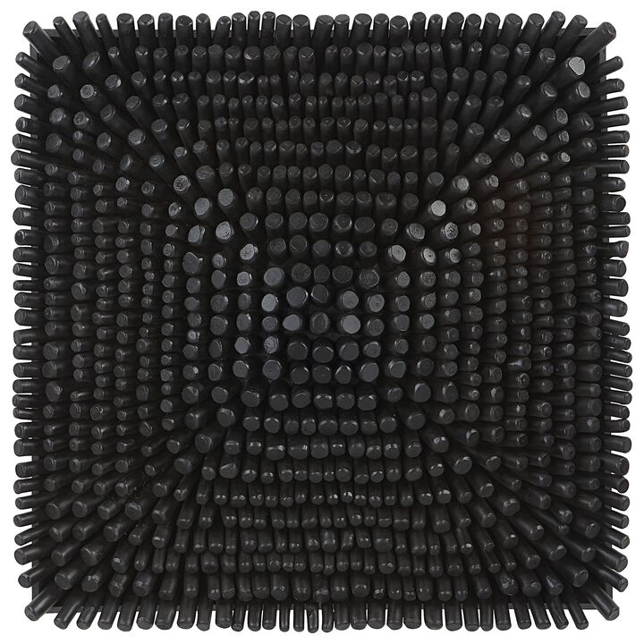 Portside Wood Wall Panel Black