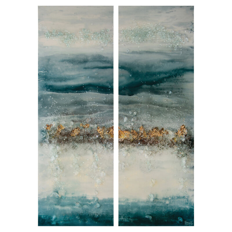 Mary Hong's Rolling Tide (Set Of Two)