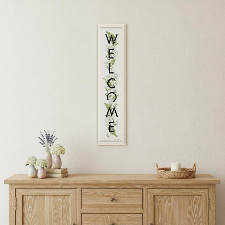 HomeRoots Welcome Sign II 4 Framed Print Wall Art