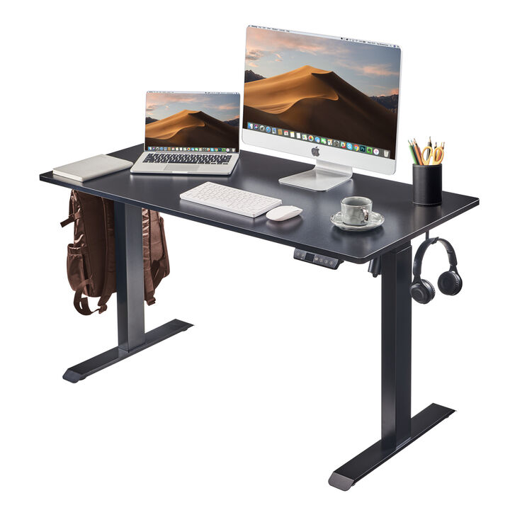 GOODSILO Adjustable Height Electric Standing Desk for Ergonomic Home Office Workspace