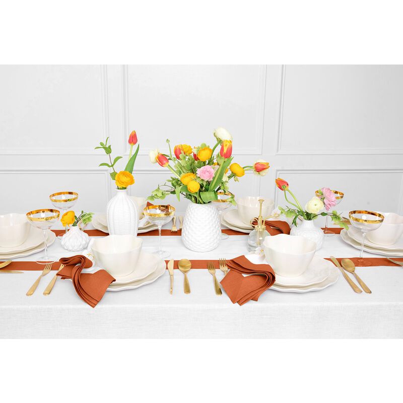 Solino Home 100% Pure Linen Table Runner - Contempo