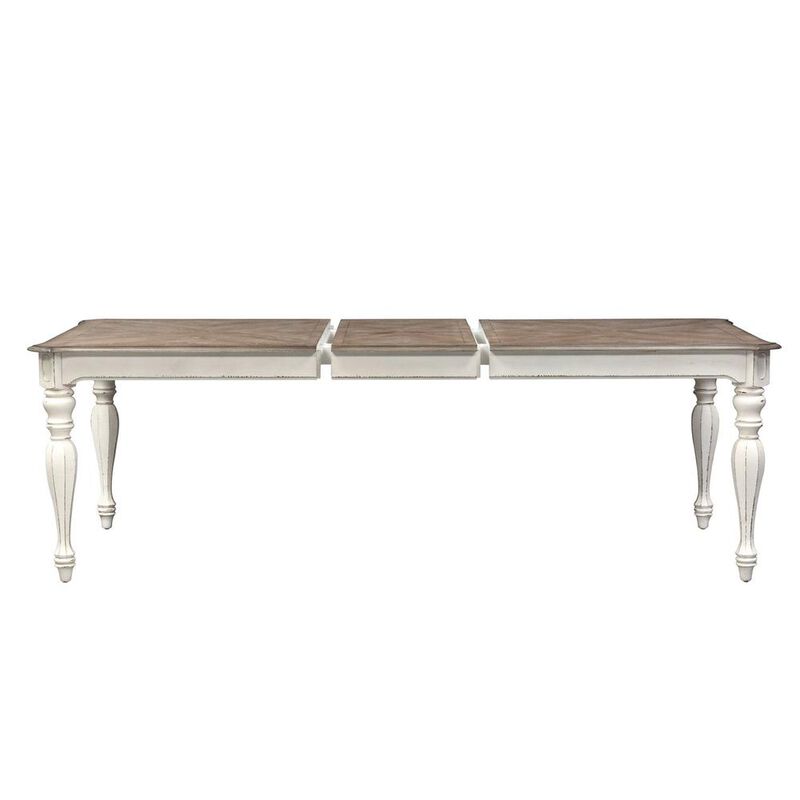 Liberty Furniture Magnolia Manor Rectangular Leg Table in Weathered Bisque image number 3
