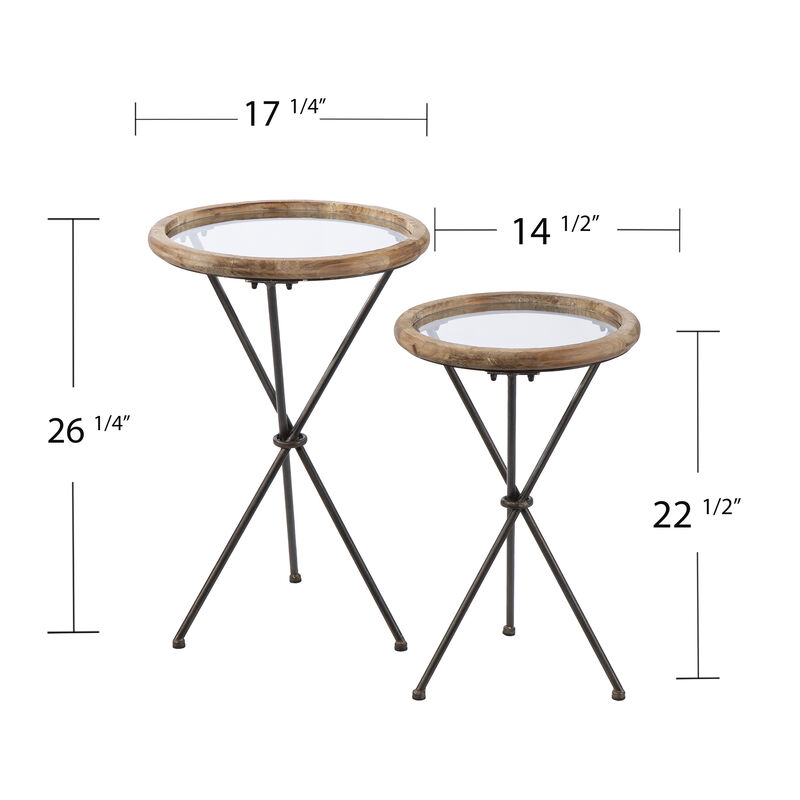 Mary 2-Piece Accent Table Set