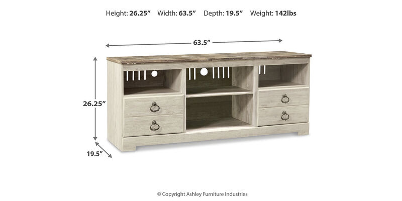 Willowton 64" TV Stand image number 4