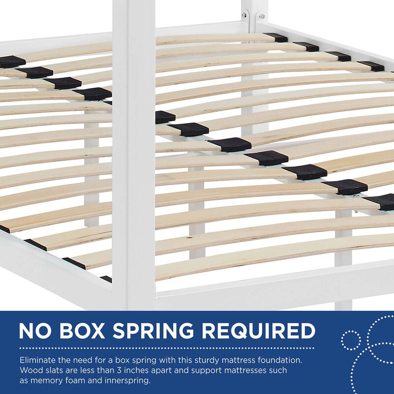 Modway - Raina Queen Canopy Bed Frame image number 5