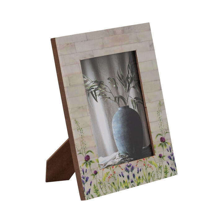 Purple Flower Field Frame