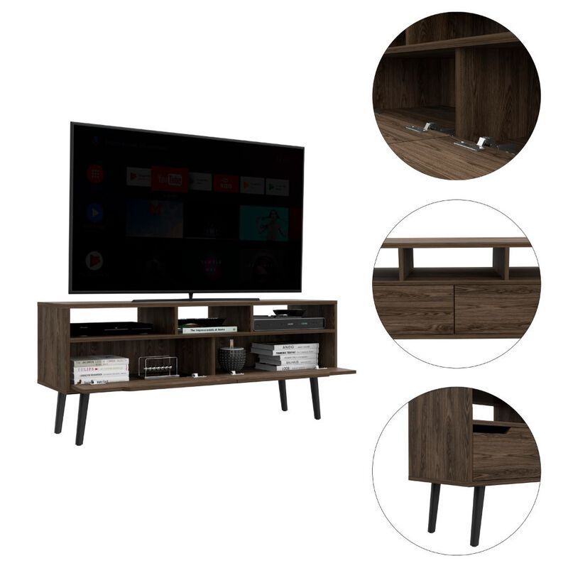 Frufgi Open Shelves Tv Stand image number 4