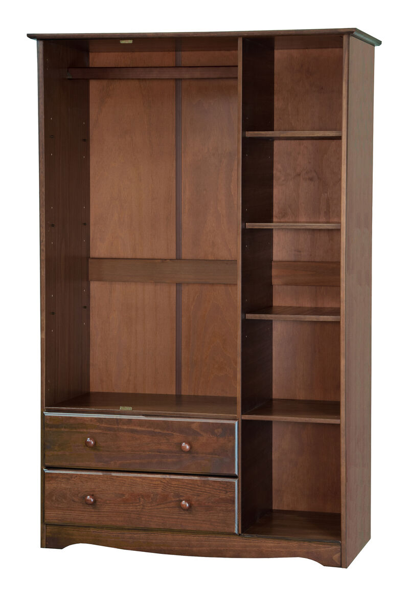 100% Solid Wood Grand 3-Door Wardrobe