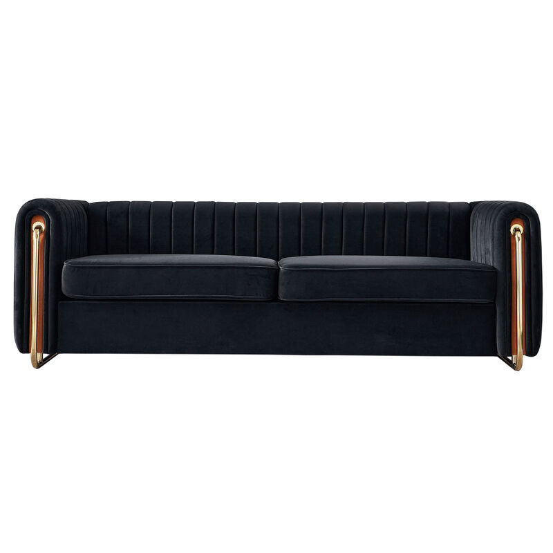 Streamdale Modern Velvet Sofa